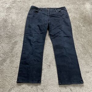 Levis 512 Perfectly Shaping Skinny Leg Blue Jeans, Womens 40x29 Dark Wash Ladies